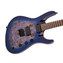 Jackson Pro Series Signature Chris Broderick Soloist HT6P Elec Guitar, Laurel FB, Transparent Blue