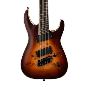 [PREORDER 2 WEEKS] Jackson Concept Series SLAT MS7 Electric Guitar, 2-tone Bourbon Burst