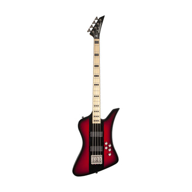 [PREORDER] Jackson X Series Signature Dave Ellefson Kelly Bird IV Bass Electric Guitar, Maple FB, Red Stripe