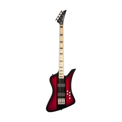 [PREORDER] Jackson X Series Signature Dave Ellefson Kelly Bird IV Bass Electric Guitar, Maple FB, Red Stripe