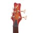[PREORDER 2 WEEKS] Jackson Pro Series Spectra SBP V Bass Guitar, Caramelized Jatoba FB, Transparent Cherry Burst