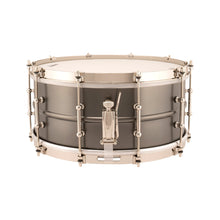 [PREORDER] Ludwig LB417ST 6.5x14inch Limited Edt Satin Deluxe Black Beauty Snare Drum, Satin Black Nickel