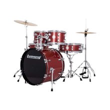[PREORDER] Ludwig LC19014 Accent Fuse 5-Piece Drums Set w/Hardware+Throne+Cymbal, Red Sparkle (20x16 BD / 14x14 FT / 12x8 TT / 10x8 TT / 14x5 SD)