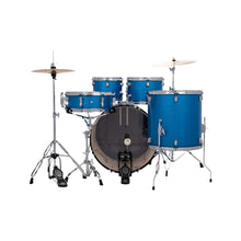 [PREORDER] Ludwig LC19519 Accent Drive 5-Piece Drums Set w/Hardware+Throne+Cymbal, Blue Sparkle (22x16 BD / 16x16 FT / 12x9 TT / 10x8 TT / 14x6.5 SD)