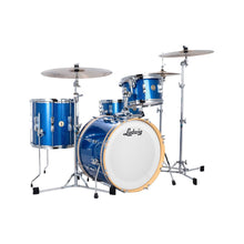 [PREORDER] 	Ludwig LCLUB22BL Continental Club 4-Piece Drum Kit(22B+16F+13T+14S), Blue Sparkle