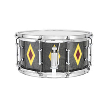 [PREORDER] Ludwig LLS503XXCX2 6.5x14 Legacy Mahogany 110th Anni. Snare Drum, Flash Diamond Inlay Charcoal