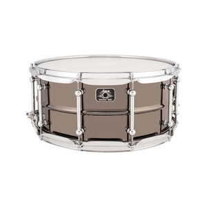 [PREORDER] Ludwig LU0814C 8x14inch Universal Brass Snare, Black Nickel Plated Shell, Chrome Hardware