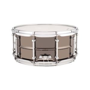 [PREORDER] Ludwig LU5514C 5.5x14inch Universal Brass Snare, Black Nickel Plated Shell, Chrome Hardware
