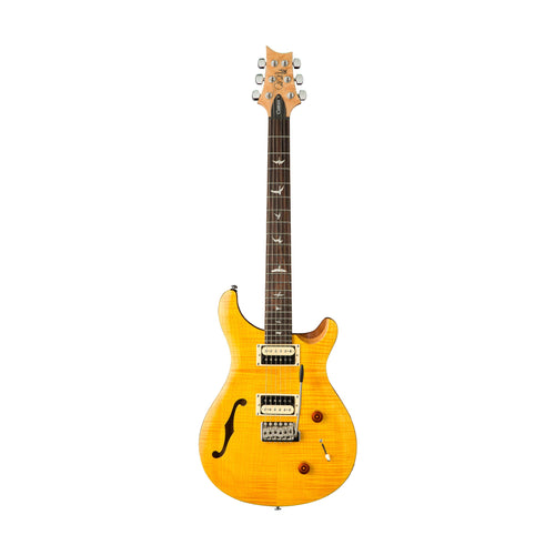 [PREORDER 2 WEEKS] PRS SE Custom 22 Semi Hollow Electric Guitar w/Bag, Santana Yellow