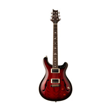 PRS SE Hollowbody Standard Electric Guitar w/Case, Fire Red