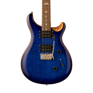 PRS SE Custom 24 Electric Guitar w/Bag, Faded Blue Burst