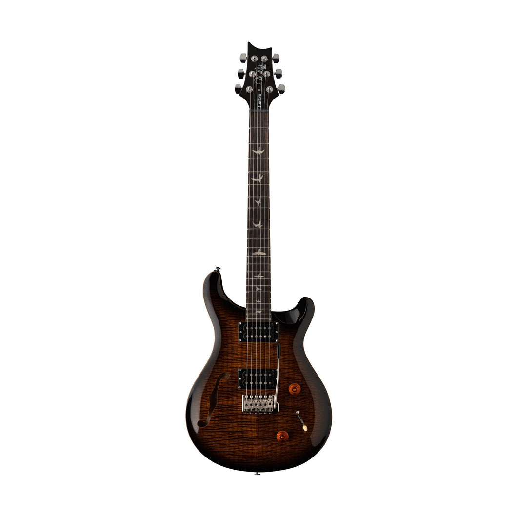 [PREORDER 2 WEEKS] PRS SE Custom 22 Semi-Hollow Electric Guitar, Black Gold Sunburst