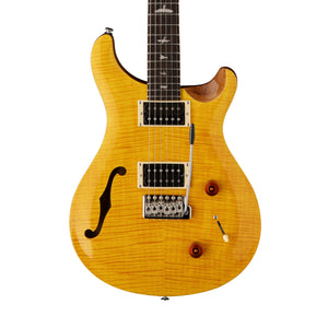 [PREORDER 2 WEEKS] PRS SE Custom 22 Semi-Hollow Electric Guitar, Santana Yellow