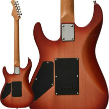 Bacchus IMPERIAL24-BP-RSM/M Universe Series Roasted Maple Electric Guitar, Red Burst