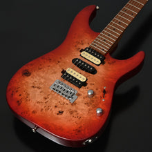 Bacchus IMPERIAL24-BP-RSM/M Universe Series Roasted Maple Electric Guitar, Red Burst