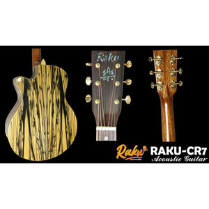 Raku Prestige Series Handmade Electric Guitar – RAKU-EZ77-NG (Neon Green)