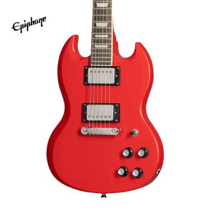Epiphone Power Players SG Electric Guitar - Lava Red (Gig Bag, Cable, Picks Included)