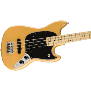 [PREORDER 2 WEEKS] Fender Limited Edition Player Mustang Bass PJ Guitar, Maple FB, Butterscotch Blonde