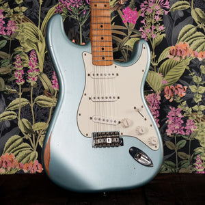 [PREORDER] Fender Vintera Road Worn Mischief Maker 1960 Stratocaster Electric Guitar, Firemist Silver