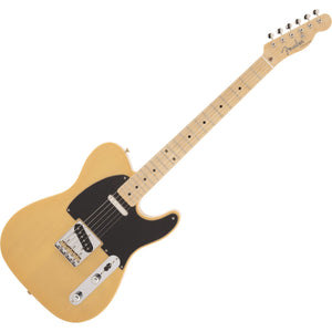 Fender Japan Traditional II 50s Telecaster Electric Guitar, Maple FB, Butterscotch Blonde