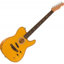 Fender Acoustasonic Player Telecaster Electric Guitar, Butterscotch Blonde