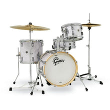 [PREORDER] Gretsch GB-M264-014 4-Piece Brooklyn Micro Kit (16B/10T/13FT/4.5S), White Marine
