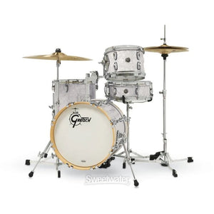 [PREORDER] Gretsch GB-M264-014 4-Piece Brooklyn Micro Kit (16B/10T/13FT/4.5S), White Marine