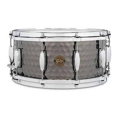 [PREORDER] Gretsch S1-6514WH-BSH 6.5x14inch Hammered Black Steel Snare Drum
