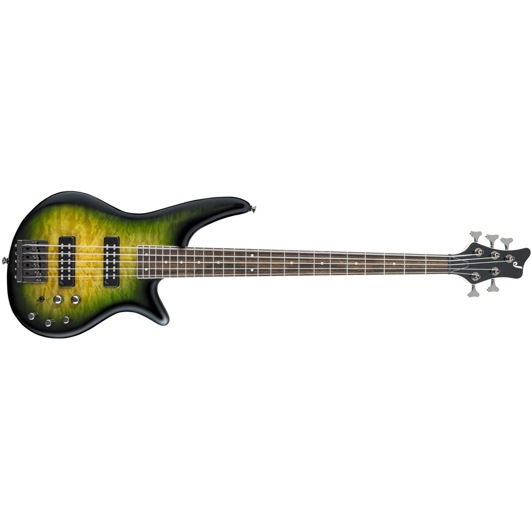 [PREORDER 2 WEEKS] Jackson JS Series Spectra Bass JS3QV QMT 5-String Electric Bass Guitar, Alien Burst