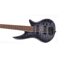 [PREORDER 2 WEEKS] Jackson X Series Spectra Bass SBXQ V Electric Guitar, Laurel FB, Transparent Black Burst