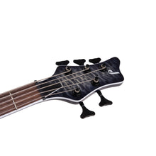 [PREORDER 2 WEEKS] Jackson X Series Spectra Bass SBXQ V Electric Guitar, Laurel FB, Transparent Black Burst