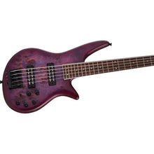 [PREORDER 2 WEEKS] Jackson X Series Spectra Bass SBXP V Electric Guitar, Laurel FB, Transparent Purple Burst