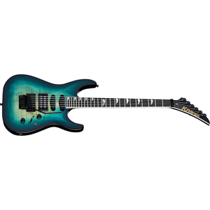 Kramer SM-1 Figured Electric Guitar - Caribbean Blue Perimeter