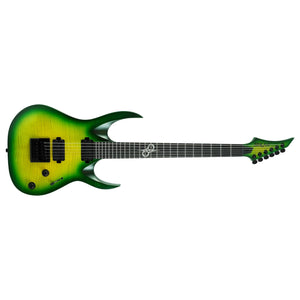 Solar A1.6LB Flame Lime Burst Matte Electric Guitar