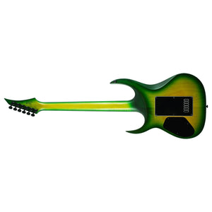 Solar A1.6LB Flame Lime Burst Matte Electric Guitar