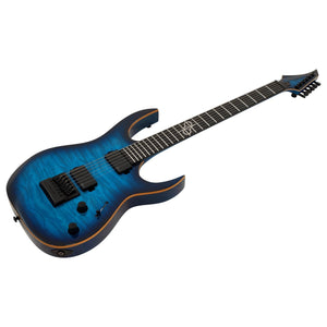 Solar S1.6AQOB Quilted Ocean Blue Electric Guitar