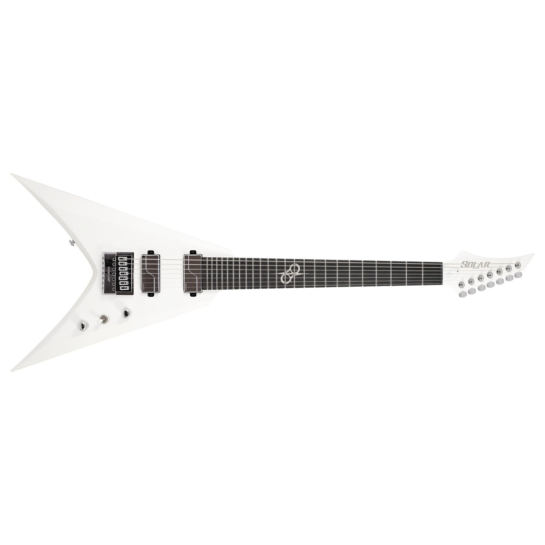 Solar Vinter Solar V1.7 Vinter Pearl White Matte Electric Guitar – Mahogany Music
