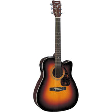 Yamaha FX370C Tobacco Sunburst Cutaway Acoustic Electric Guitar